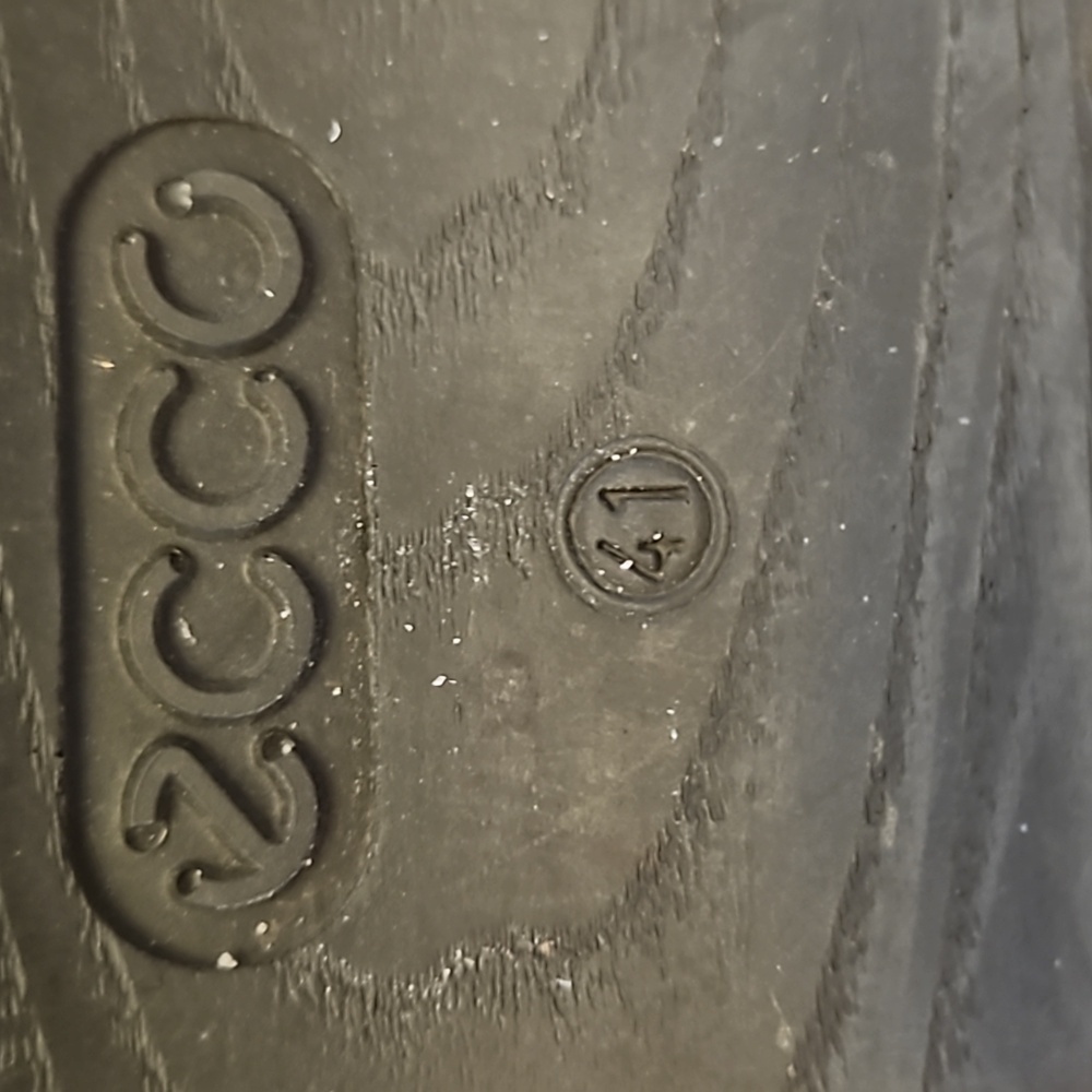 Leather Ecco mule / clogs sz. 41 or 8.5 - Picture 7 of 7
